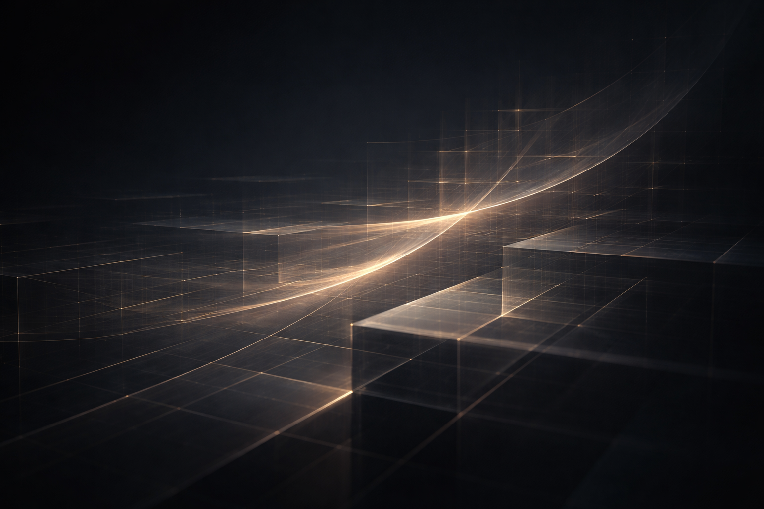 Abstract paradox background with intersecting forces